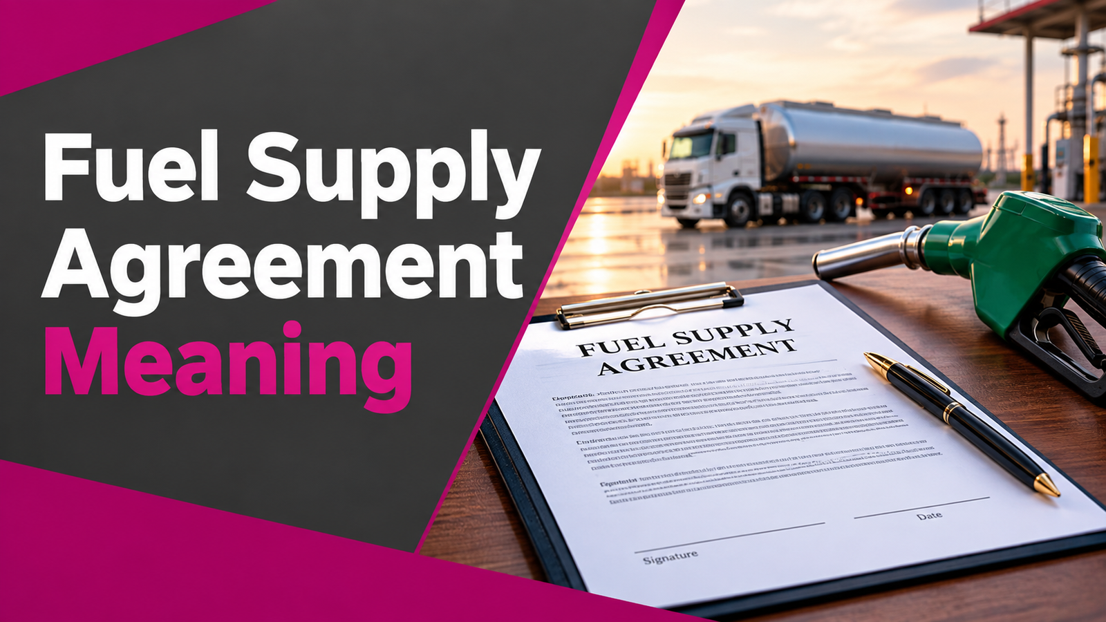 Fuel Supply Agreement Meaning