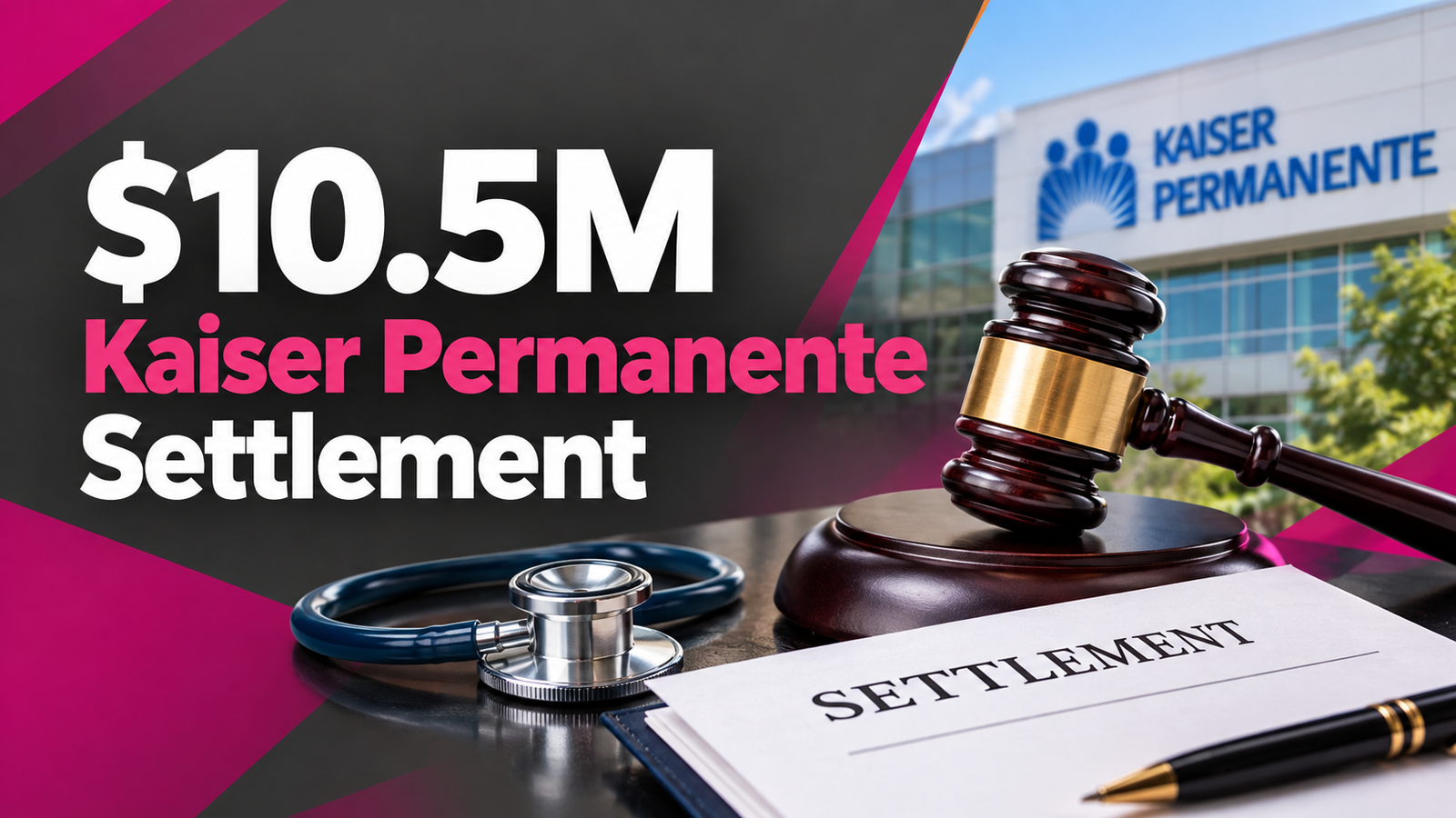 $10.5M Kaiser Permanente Settlement